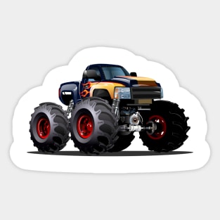 Cartoon monster truck Sticker